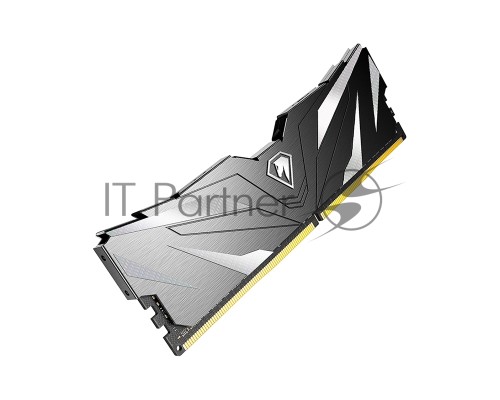 Оперативная память Netac 8Gb DDR4 3200Mhz DIMM PC25600, Shadow II NTSWD4P32SP-08K  C16 Black, с радиатором