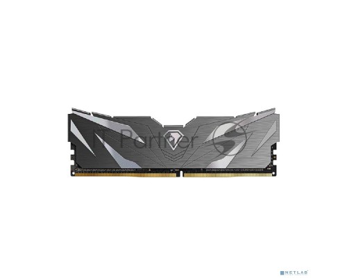 Оперативная память Netac 8Gb DDR4 3200Mhz DIMM PC25600, Shadow II NTSWD4P32SP-08K  C16 Black, с радиатором