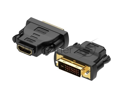 Адаптер-переходник Vention DVI 24+1 M/ HDMI 19F