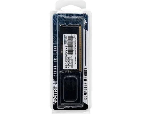 Оперативная память Patriot 16Gb DDR5 4800MHz (1*16Gb) SO-DIMM PSD516G480081S RTL PC5-38400 CL40 260-pin 1.1В dual rank
