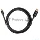 Кабель 1.4V Mini DisplayPort M <--> Display Port M 1,8м  4K@120HZ 8K@60HZ Telecom (TA683M-1.8M)