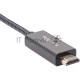 Кабель DisplayPort M-> HDMI M 4K@60Hz 1.8m Telecom,оплетка (TA561M-1.8M)