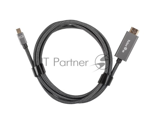 Кабель miniDisplayPort M-> HDMI M 4K@60Hz 1.8m Telecom,оплетка (TA562M-1.8M)