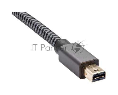 Кабель miniDisplayPort M-> HDMI M 4K@60Hz 1.8m Telecom,оплетка (TA562M-1.8M)