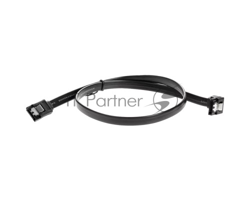 Кабель SATA M --SATA M 3.0V 7 pin  угловой разъем Telecom  0.5m <TUS705-0.5M>