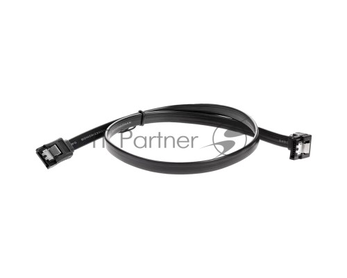 Кабель SATA M --SATA M 3.0V 7 pin  угловой разъем Telecom  0.5m <TUS705-0.5M>