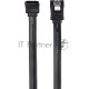 Кабель SATA M --SATA M 3.0V 7 pin  угловой разъем Telecom  0.5m <TUS705-0.5M>
