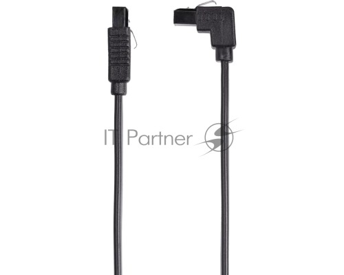 Кабель SATA M --SATA M 3.0V 7 pin  угловой разъем Telecom  0.5m <TUS705-0.5M>