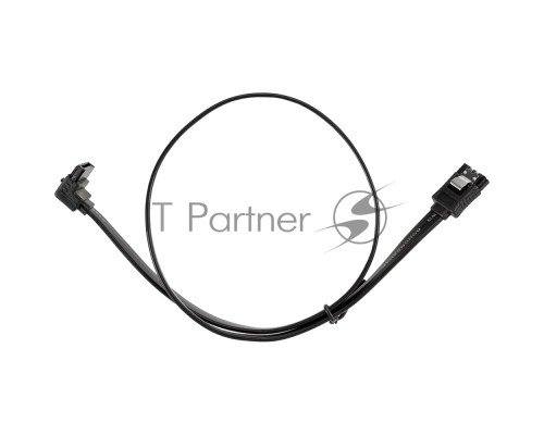 Кабель SATA M --SATA M 3.0V 7 pin  угловой разъем Telecom  0.5m <TUS705-0.5M>