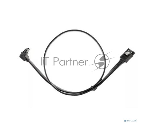 Кабель SATA M --SATA M 3.0V 7 pin  угловой разъем Telecom  0.5m <TUS705-0.5M>