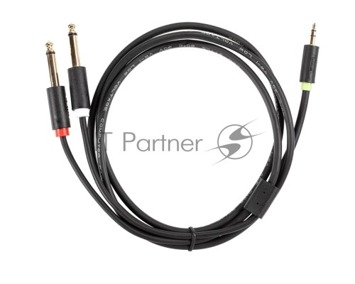 Кабель-адаптер 3.5ST(M)/2X6.35 ST(M), 1.5м, Telecom PRO <TAV6168-1.5M>