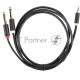 Кабель-адаптер 3.5ST(M)/2X6.35 ST(M), 1.5м, Telecom PRO <TAV6168-1.5M>