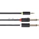 Кабель-адаптер 3.5ST(M)/2X6.35 ST(M), 1.5м, Telecom PRO <TAV6168-1.5M>