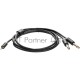 Кабель-адаптер 3.5ST(M)/2X6.35 ST(M), 1.5м, Telecom PRO <TAV6168-1.5M>