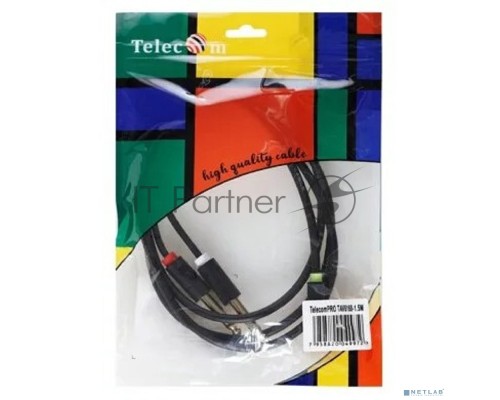 Кабель-адаптер 3.5ST(M)/2X6.35 ST(M), 1.5м, Telecom PRO <TAV6168-1.5M>
