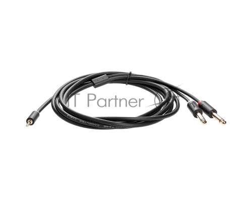 Кабель-адаптер 3.5ST(M)/2X6.35 ST(M), 3м, Telecom PRO <TAV6168-3M>