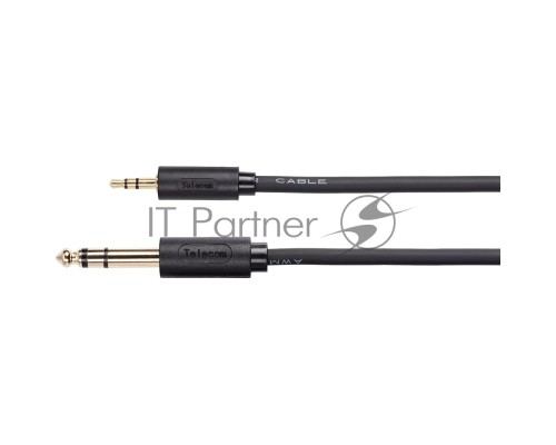 Кабель-адаптер  3.5ST(M)/6.35 ST(M), 3м, Telecom PRO <TAV6165-3M>