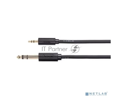 Кабель-адаптер  3.5ST(M)/6.35 ST(M), 3м, Telecom PRO <TAV6165-3M>