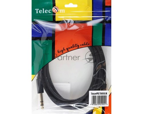 Кабель-адаптер  3.5ST(M)/6.35 ST(M), 3м, Telecom PRO <TAV6165-3M>
