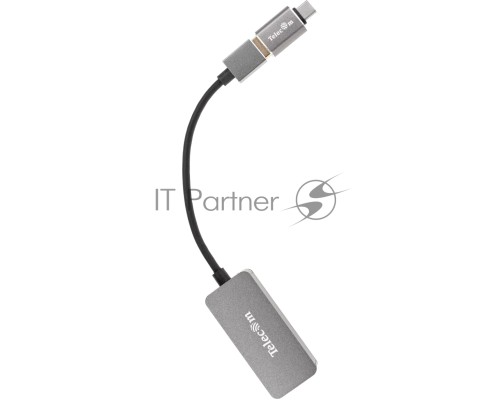Кабель-переходник USB 3.0-->RJ-45 2.5G Ethernet, and TypeC адаптер 0.15м Telecom <TU325M>