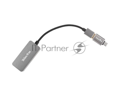 Кабель-переходник USB 3.0-->RJ-45 2.5G Ethernet, and TypeC адаптер 0.15м Telecom <TU325M>