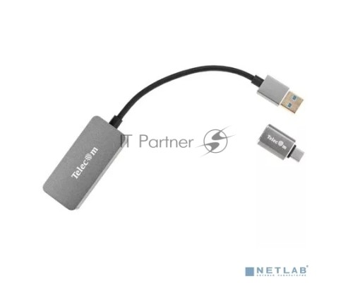 Кабель-переходник USB 3.0-->RJ-45 2.5G Ethernet, and TypeC адаптер 0.15м Telecom <TU325M>