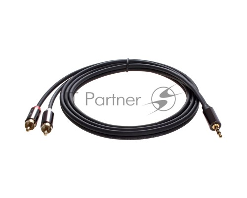 Кабель соединит 3.5 Jack (M) - 2xRCA (M), 1.5м Telecom PRO <TAV7183M-1.5M>