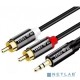 Кабель соединит 3.5 Jack (M) - 2xRCA (M), 3м Telecom PRO <TAV7183M-3M>