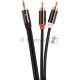Кабель соединит 3.5 Jack (M) - 2xRCA (M), 3м Telecom PRO <TAV7183M-3M>