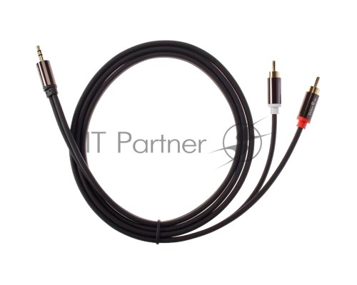 Кабель соединит 3.5 Jack (M) - 2xRCA (M), 3м Telecom PRO <TAV7183M-3M>