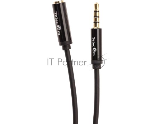 Кабель удлинит 3.5 Jack (M) - 3.5 Jack (F), 1м Telecom PRO <TAV7179M-1M>