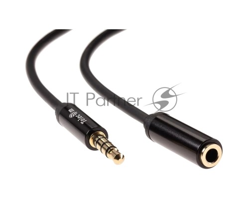 Кабель удлинит 3.5 Jack (M) - 3.5 Jack (F), 1м Telecom PRO <TAV7179M-1M>