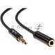 Кабель удлинит 3.5 Jack (M) - 3.5 Jack (F), 1м Telecom PRO <TAV7179M-1M>