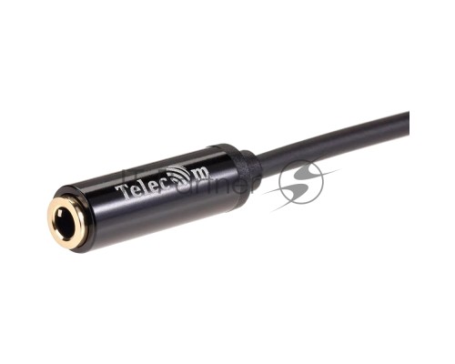 Кабель удлинит 3.5 Jack (M) - 3.5 Jack (F), 1м Telecom PRO <TAV7179M-1M>