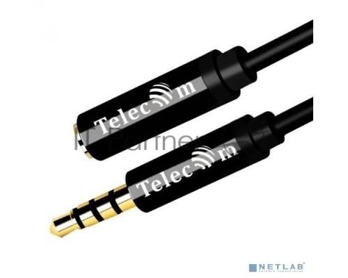 Кабель удлинит 3.5 Jack (M) - 3.5 Jack (F), 1м Telecom PRO <TAV7179M-1M>