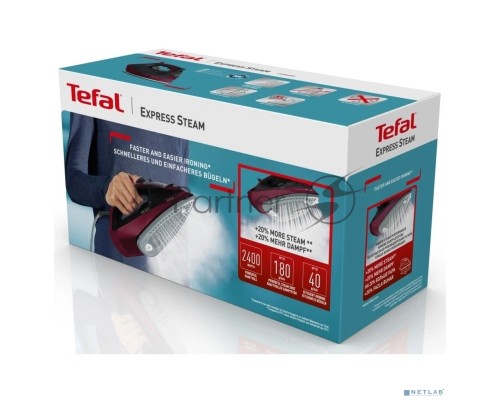 Утюг Tefal FV2846E0  Express Steam черный/бордовый