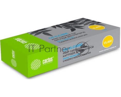 Картридж лазерный Cactus CS-VLC400CRU 106R03534 голубой (8000стр.) для Xerox VersaLink C400DN/C405DN/C400/405/C400N/C405N/