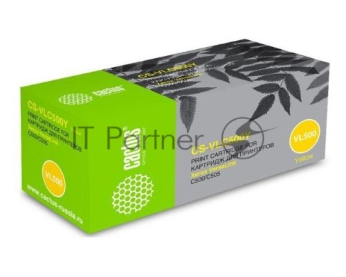 Картридж лазерный Cactus CS-VLC500YRU 106R03879 желтый (2400стр.) для Xerox VersaLink C500/C505