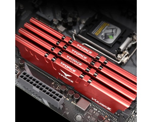 Оперативная память DDR4 TEAMGROUP T-Force Vulcan Z 16GB (2x8GB) 3200MHz CL16 (16-18-18-38) 1.35V / TLZRD416G3200HC16CDC01 / Red Оперативная память DDR4 TEAMGROUP T-Force Vulcan Z 16GB (2x8GB) 3200MHz CL16 (16-18-18-38) 1.35V / TLZRD416G3200HC16CDC01 / Red