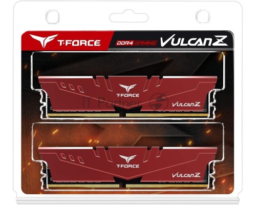 Оперативная память DDR4 TEAMGROUP T-Force Vulcan Z 16GB (2x8GB) 3200MHz CL16 (16-18-18-38) 1.35V / TLZRD416G3200HC16CDC01 / Red Оперативная память DDR4 TEAMGROUP T-Force Vulcan Z 16GB (2x8GB) 3200MHz CL16 (16-18-18-38) 1.35V / TLZRD416G3200HC16CDC01 / Red