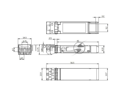 Трансивер Cisco Dual Rate 10/25GBASE-CSR SFP Module