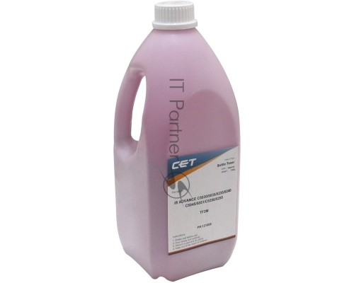 Тонер Cet TF2-M CET121008 пурпурный бутылка 1000гр. для принтера CANON iR ADVANCE C5051/C5030