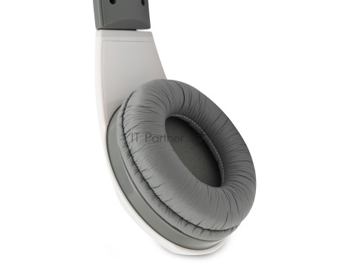 Наушники с микрофоном Oklick/Оклик HS-L600 серый 1.8м мониторные оголовье (1532023)