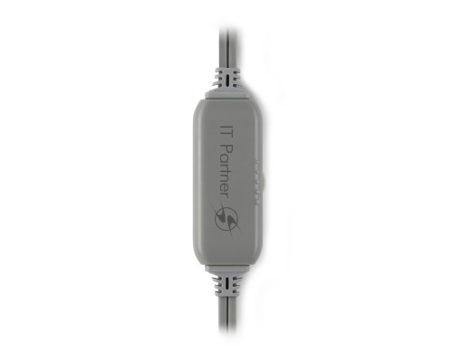 Наушники с микрофоном Oklick/Оклик HS-L600 серый 1.8м мониторные оголовье (1532023)