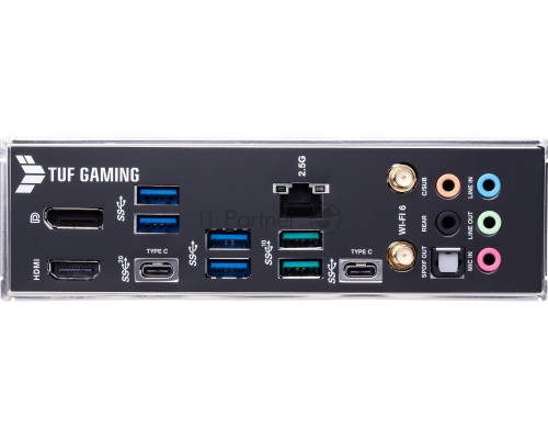 Материнская плата ASUS TUF GAMING Z690-PLUS WIFI, LGA1700, Z690, 4*DDR5, DP+HDMI, CrossFireX, SATA3 + RAID, Audio, Gb LAN, USB 3.2*8, USB 2.0*2, COM*1 header (w/o cable), ATX; 90MB18V0-M0EAY0