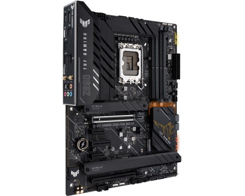 Материнская плата ASUS TUF GAMING Z690-PLUS WIFI, LGA1700, Z690, 4*DDR5, DP+HDMI, CrossFireX, SATA3 + RAID, Audio, Gb LAN, USB 3.2*8, USB 2.0*2, COM*1 header (w/o cable), ATX; 90MB18V0-M0EAY0
