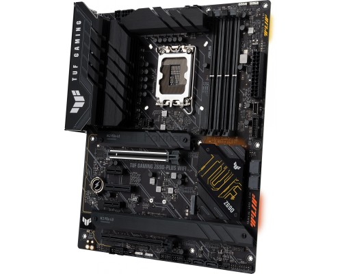 Материнская плата ASUS TUF GAMING Z690-PLUS WIFI, LGA1700, Z690, 4*DDR5, DP+HDMI, CrossFireX, SATA3 + RAID, Audio, Gb LAN, USB 3.2*8, USB 2.0*2, COM*1 header (w/o cable), ATX; 90MB18V0-M0EAY0