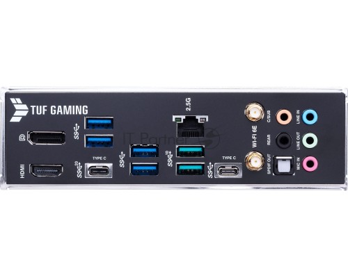 Материнская плата ASUS TUF GAMING Z690-PLUS WIFI, LGA1700, Z690, 4*DDR5, DP+HDMI, CrossFireX, SATA3 + RAID, Audio, Gb LAN, USB 3.2*8, USB 2.0*2, COM*1 header (w/o cable), ATX; 90MB18V0-M0EAY0