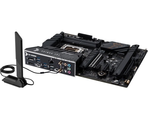 Материнская плата ASUS TUF GAMING Z690-PLUS WIFI, LGA1700, Z690, 4*DDR5, DP+HDMI, CrossFireX, SATA3 + RAID, Audio, Gb LAN, USB 3.2*8, USB 2.0*2, COM*1 header (w/o cable), ATX; 90MB18V0-M0EAY0