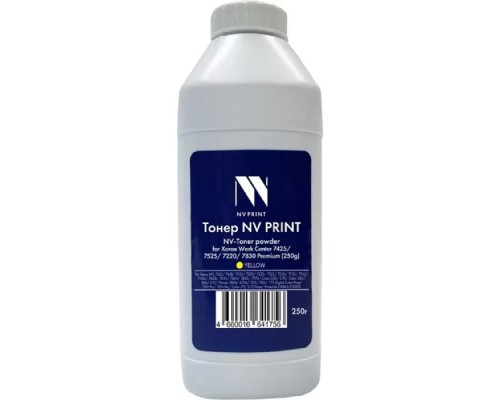 [Расходные материалы] Тонер + девелопер NVP для Xerox WorkCenter 7425, 7525, 7220, 7830 Premium (250г) Yellow. WC 7425, 7428, 7435; WC 7220, 7225; WC 7525, 7530, 7535, 7545, 7556, 7830, 7835, 7845, 7855, 7970; Color C60, С